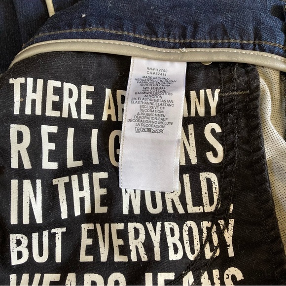 True Religion Marco No Flap SE Relective Relaxed Taper Jeans Men's Size 34x30 - Picture 10 of 15